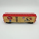 Mantua Super Bowl Express Nfl Ho Scale San Francisco 49ERS Box Car. Fixed Price $14.99.