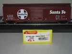 Roundhouse - #01222 50' Box Single Door Santa Fe Assembled! Upgraded! New!. Fixed Price $13.99.
