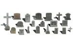 Woodland Scenics Ho Scale Graveyard Tombstones A1856. Fixed Price $20.32.