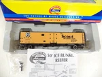 Athearn Ho 94503, 50' Ice Bunker Reefer, Santa Map 37299. Fixed Price $39.99.