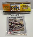 Bar Mills Ho Lowboy Modular Trestle Bridge #404 & Osborn Rail End Bumpers . New!. Fixed Price $14.99.