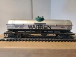 Custom Unique Ho Scale Warren Petroleum Tanker Kadee Couplers Metal Wheels Read. Fixed Price $7.50.