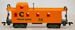 Ho Scale Bachmann B&o Chessie System Cupola Caboose C3963 Yellow 5 1:87 Gauge. Fixed Price $11.95.