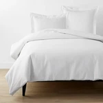 Classic Cool Organic Cotton Percale Solid Duvet Cover - White, Twin. Fixed Price $65.80.