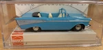Rare Busch 1/87 1957 Light Blue Chevrolet Bel Air Convertible #45005 Nib. Fixed Price $19.99.