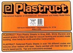 Plastruct Clear Plastic Sheet Copolyester .060 X 7 12IN PKG(2) 91253. Fixed Price $17.98.