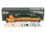 Kato 37-6451 Ho Bnsf Heritage Ii Emd SD70MAC Diesel Locomotive #8802 Ex/box. Fixed Price $136.76.