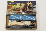 Ho Scale Athearn 1403 50' Flat Car W/ 2 Van Trailers Wabash 40610 Kit. Fixed Price $19.89.