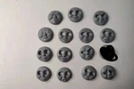 Ho/oo Scale Bachmann Thomas Custom 3D Printed Faces. Fixed Price $70.00.