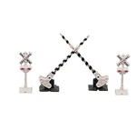 Bachmann 42200 Ho Scale (12PC) Crossing Signals & Gates. Fixed Price $13.27.