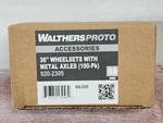 Walthers Proto 920-2305 36" Turned Metal Wheels With Axles 100 Pack Ho. Fixed Price $83.95.