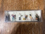Preiser 10379 Ho Scale Passengers -- On Platform PKG(6) Nib. Fixed Price $17.99.