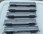 Con Cor Set Of 5 Union Pacific Overland Streamline Ho Scale Gauge Passenger Cars. Fixed Price $59.99.