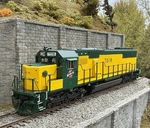 Ho Scale Brass Overland Omi Emd SD50 Cnw #7018 Factory Paint/dc/nib. Fixed Price $355.00.