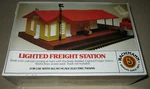 Bachmann - Lighted Freight Station #3014 Ho Scale Train Scenery Sealed. Fixed Price $9.99.