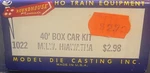 Roundhouse - 40' Boxcar The Milwaukee Road 18011 Hiawathas 1022 SWD3. Fixed Price $12.50.