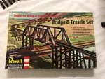 Vintage Revell T-6015:298 Ho Scale Bridge And Trestle Set Plastic Model. Fixed Price $13.99.