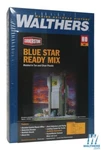 Walthers 933-3086 Blue Star Ready Mix Kit Ho Scale Train. Fixed Price $45.99.