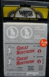 Ho Scale Dry Transfers - Woodland Scenics DT610 Gn Box Cars Nip. Fixed Price $5.00.