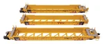 Walthers Ho Scale Articulated 3-UNIT 53' Well Car Trailer Train Ttx #786996. Fixed Price $106.23.