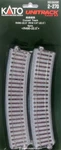 Kato #2-270 Ho 490MM (19 1/4") Radius 22.5 Curve Track Code 83 Sects. Fixed Price $20.50.
