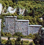 Woodland Scenics C1261 Ho Scale Single Retaining Wall Random Stone (3-PACK). Fixed Price $12.99.