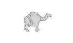 Printle Animal Camel 01--SADDLED Arabian Nativity Figure For Dioramas Train Sets. Fixed Price $14.40.