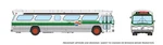 Rapido 753113 Ho Scale Golden Gate Transit New Look Bus Deluxe #884. Fixed Price $70.69.