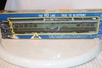 Ho Scale Ahm/rivarossi, Vista Dome Coach, Northern Pacific, Green, #557 - 6444. Fixed Price $32.00.