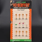 Life-like Ho Scale 01115 Hand Painted Street Highway Signs Factory Sealed. Fixed Price $14.99.