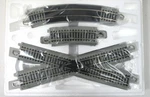 Hawthorne Village Bachmann Ez Cross Track Set 6 Pieces New Open Box 14-00038-023. Fixed Price $29.95.
