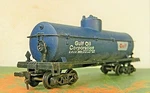 Taiwan 36' Tank Car Blue Gulf Oil Corp Rd# Grcx 3882 - Ho. Fixed Price $10.79.