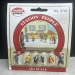 Model Power # 5707 Rail Road Station People Hand Painted Figures Ho Scale. Fixed Price $9.00.