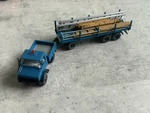 Wiking 1:87 Unimog 1700 With Stake Trailer + Cargo * C9. Fixed Price $13.93.