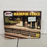 Atlas - HO/00 Scale #774 Hairpin Fence Kit Nib. Fixed Price $13.99.