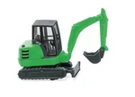 Wiking 094608 Scale Mini Excavator Hr 18 Green With Bucket. Fixed Price $11.90.