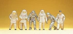 Preiser 14205 Ho Scale Working People Firemen PKG(6). Fixed Price $15.99.