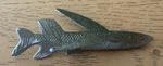 Flying Fish Toy 3" Plastic Rubber Vintage 90S Unbranded Gray Silver Animal. Fixed Price $7.99.