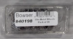 Bowser 40198 Ho Scale, 33'' Metal Wheels (pack Of 20) New In Package. Fixed Price $21.25.