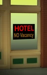 Miller Engineering New 2025 Ho & Scale Motel Neon Window Sign 8975. Fixed Price $15.80.