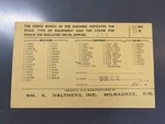 Vintage Walters Decals No. 411 Brex Reefer Car Ho (ka) (93). Fixed Price $12.89.
