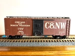 Athearn #B-105 C.& N.w. 40' Aar Box Car #5609 W/kadees H.o. 1:87. Fixed Price $7.99.