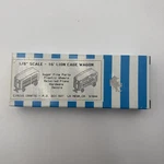 Circus Crafts CW-25 1/8" Scale 16' Lion Cage Wagon Kit In Box New. Fixed Price $14.99.