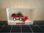 Wiking 8610728 Fire Department Unimog 411 With Snow Plow - 1:87/HO. Fixed Price $13.01.