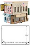 Woodland Scenics PF5182 Ho Scale Main Street Mercantile Building Kit. Fixed Price $25.99.