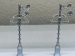 Highway Grade Crossing - Wig Wag Signal W/bell Stop Look Listen Brass New. Fixed Price $99.95.