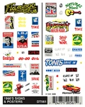 Woodland Scenics DT561 Dry Transfer Decals - 1960'S Signs & Posters. Fixed Price $8.99.