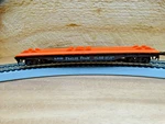 Tyco Ho Scale 50' Santa Fe Sl-sf 2530 Trailer Train Lower Deck Flat Car. Fixed Price $12.00.