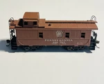Ho Athearn Pennsylvania Caboose Prr 980765 Brown Cupola. Fixed Price $12.00.