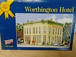 Walthers-kibri 933-3609 Worthington Hotel 7.25X6.1X4.75" Factory Tape Sealed. Fixed Price $29.99.